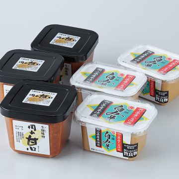 岡山甘口 500g 3個 吟醸白みそ 300g 3個セット