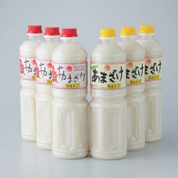 甘さまろやかあまざけ 1000ml 3本 生姜入りあまざけ 1000ml 3本セット