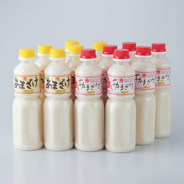 非公開: 甘さまろやかあまざけ 500ml 6本 生姜入りあまざけ 500ml 6本セット